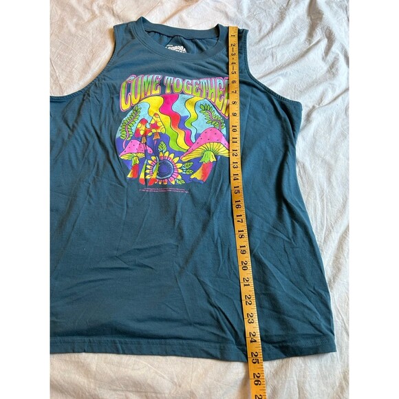 Lyrics by Lennon and McCartney All You Need is Love Sleeveless Tshirt Size XL - Picture 7 of 7